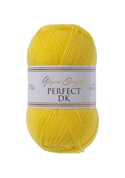 Utopia Crafts Perfect Dk %100 Akrilik Yumuşak Örgü İpi 100g 300m - Mısır Sarısı