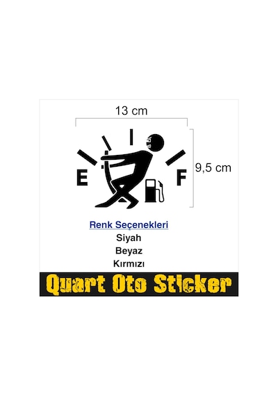 Araba Yakıt Deposu Kapağı Sticker, Araba Sticker, Oto Sticker (278747974)