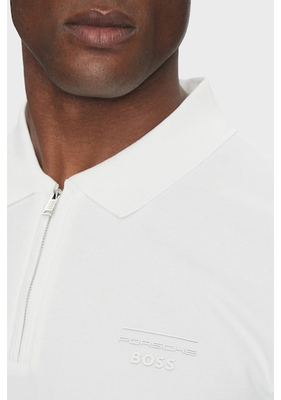 Boss Erkek Polo Yaka T Shirt 50531463 100 Beyaz Beyaz