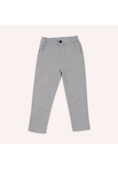 Panço Erkek Çocuk Düğmeli Pantolon Gri