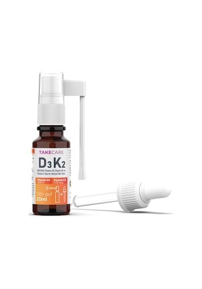 Takecare Vitamin D3 K2 İçeren Takviye Edici Gıda 20 ML