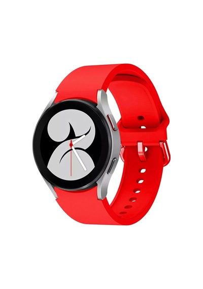 Newface - 13 - Samsung Galaxy Uyumlu Watch 4 Kla Kordon - Csmo-tex - - Kırmızı