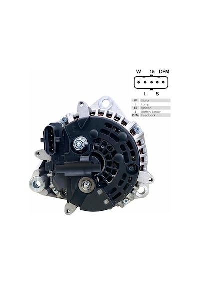 24v Alternatör Dinamo 100 A 5 Fiş Soketli W-l-15-s-dfm Mercedes Axor/varıo/actros 2003
