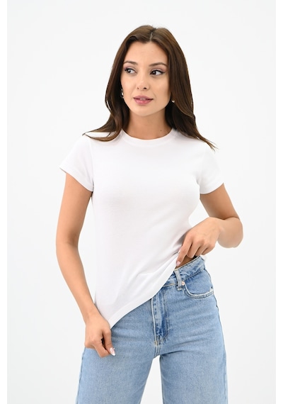 Kadın Kısa Kollu Basic T-shirt 1775-25 001