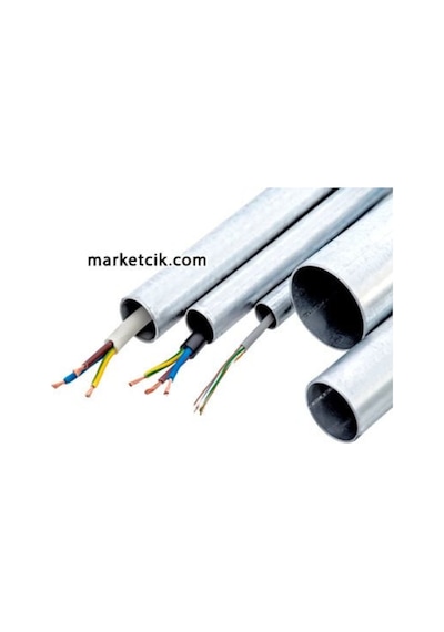 Dekoratif 18Lik 1/2 Galvanizli Emt Boru 3 Metre