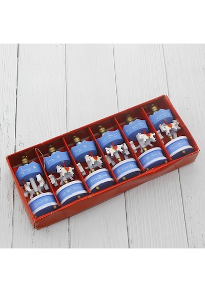 Dekoratif Mini Atlı Karınca Figürü 6'lı Set