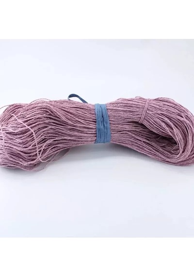 Koyu Lila Renk Çile Kağıt İp Çanta Ipi Supla Ipi No:82 - 550-600 Gr 000 Açık Krem