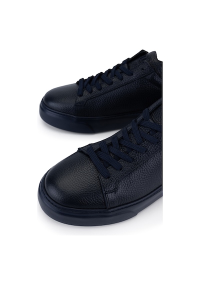 Tamer Tanca Erkek Hakiki Deri Lacivert Taban Sneakers & Spor Ayakkabı 1212 2501 Erk Ayk Y26 Lacı Tbn/lacı Fltr
