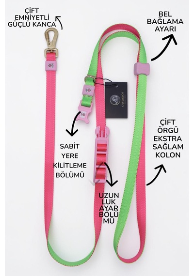 Caramelos Hands-free Eller Serbest Gezdirme Kayışı 2 Cm- Çok Fonksiyonlu- Çift Emniyet Kancalı- Lüks Seri Py