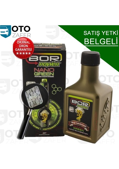 Bor Power Nnt Ms250 Motor Koruyucu Yağ Katkısı Onarıcı Nano Green