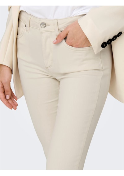 Only Onlblush Mıd Skınny Dnm Dot019 Kadın Bej Denim Pantolon - 15337789 Bej