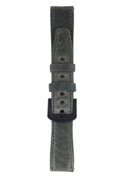 Fro Lw38-43 20 Mm Hakiki Deri Spor Yeşil Kordon Siyah Toka