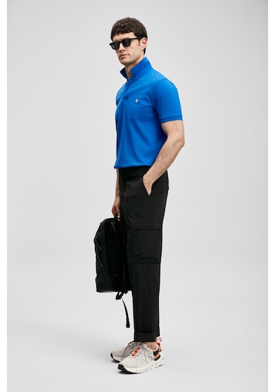 Lufian Laon Smart Erkek Polo Tişört Saks Saks 111040230100240