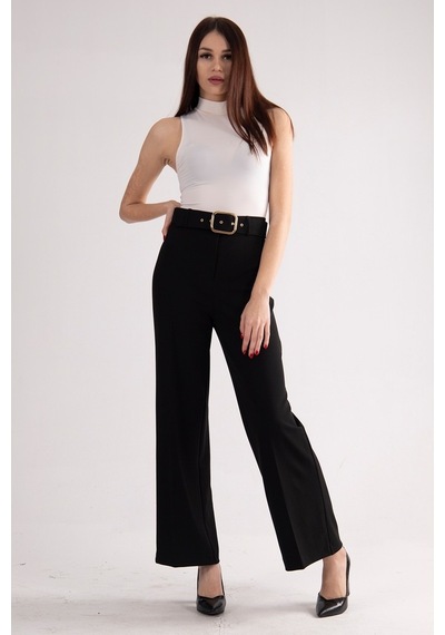 Belamore Siyah Bol Paça Pantolon 3974959.01