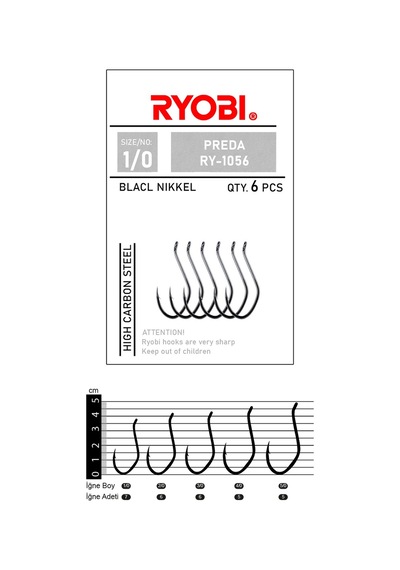 Ryobi İğne Preda Ry-1056 No : 2/0