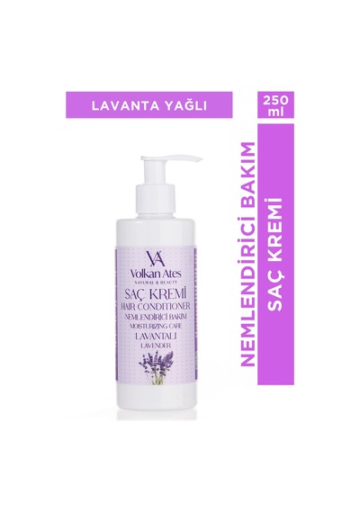 Volkan Ates Natural & Beauty Lavanta Yağlı Saç Kremi 250 Ml