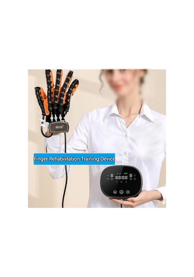 Cxfscd Rehabilitasyon Robot Eldiveni, Ayarlanabilir Güç, El Sertliğini Giderme, El Disfonksiyonu Olan Hastalar İçin Boyut: S, Renk: Sol El