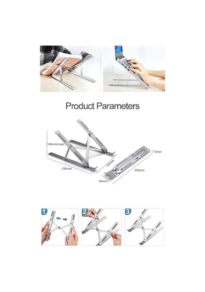 Smartgift Ayarlanabilir Alüminyum Notebook Laptop Standı