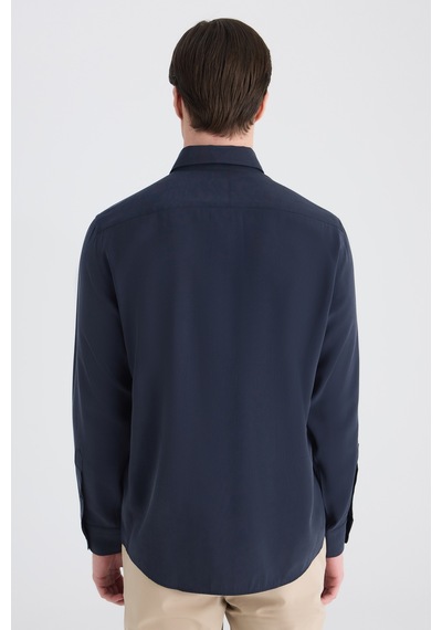 D'S Damat Ds Damat Comfort Lacivert Düz Gömlek 5hc02kc01327m Çok Renkli