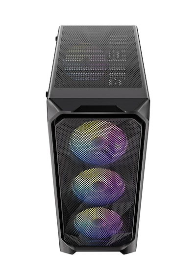 Vx330 Argb, 750w 80+ Bronze Psu Dahil, 4x120mm Argb Fan, Dalgalı Mesh Ön Panel, Temperli Cam, 240mm Radyatör Destekli