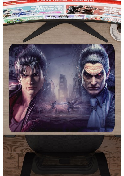 Tekken Kaymaz Dikişli Kauçuk Oyuncu Mousepad V3 - 48x40 Xl Gaming Mouse Pad Fare Altlığı