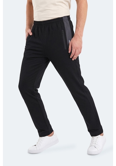 Slazenger Karla Siyah Erkek Eşofman Altı