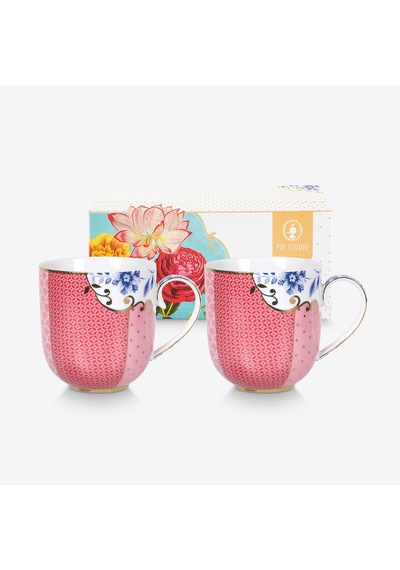 Pembe Porselen Kupa Seti 200 Ml