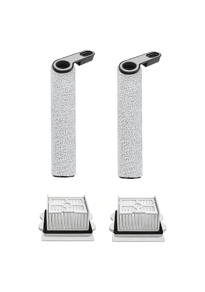 Rovexa Roborock Flexi / Flexi Pro Uyumlu 4 Parça Set 2 Roller Fırça, 2 Hepa Filtre