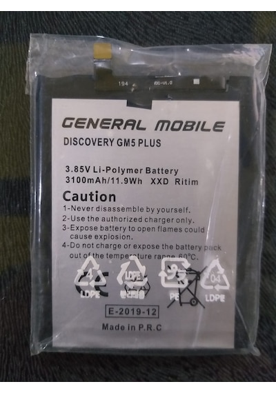 General Mobile Gm 5 Plus Pil Batarya 3100 Mah