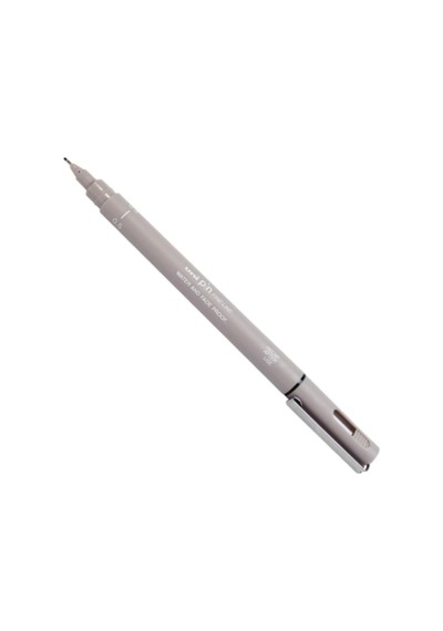Unı Pın Fıne Lıne 0.5 Mm Lıght Gray - No Color
