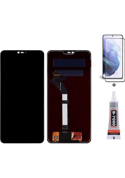 Xiaomi Mi 8 Lite Ekran Lcd Dokunmatik B7000 15ml Yapıştırıcı Ve Kırılmaz Cam İle Beraber Yc