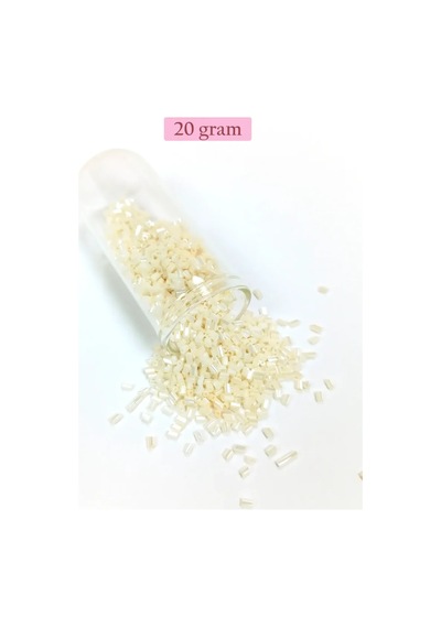 Tedar Kesme Cam Boncuk 2mm - 4 Renk - Toplam 80 Gram - Bnc443 Najmaddin (No:1) 8.5Cm X 10.5 Cm