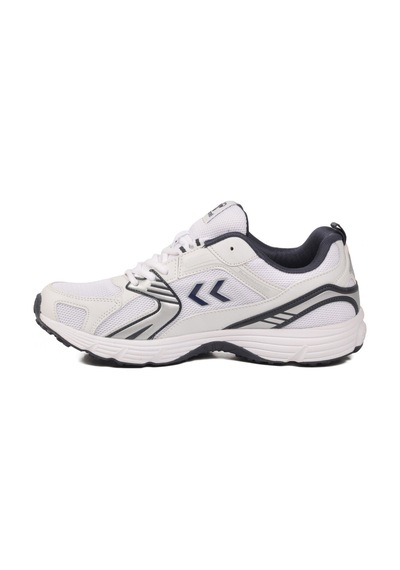 Beyaz Lacivert Dar Kalıp Fileli Unisex Spor Ayakkabı Çok Renkli