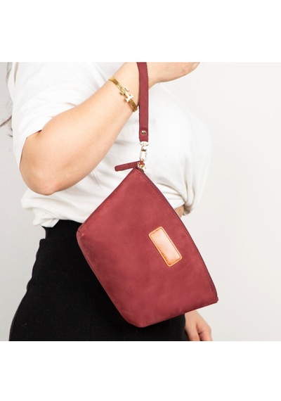 Bloominbag Cinnamon Dust Clutch / El Çantası Tarçın