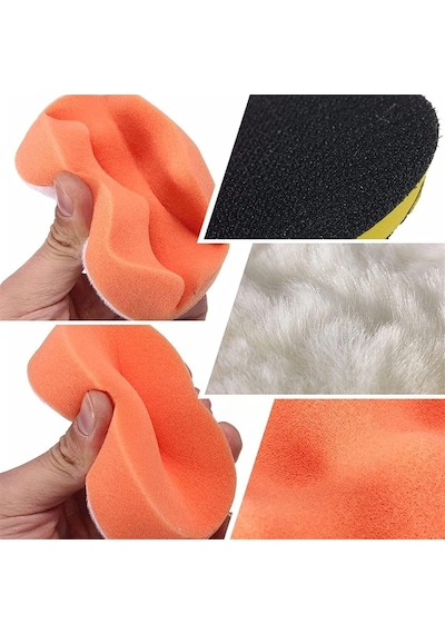 Valkyrie 12 Parça 10Cm Büyük Boy Oto Pasta Cila Polisaj Seti