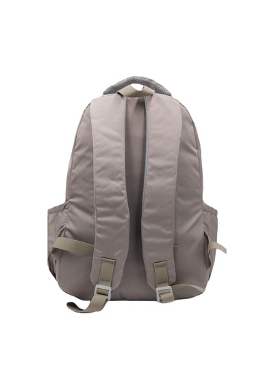 Vizon Unisex Okul Çantası Su Geçirmez Kumaş Unisex Okul Sırt Çantası 34600 Kahvrengi