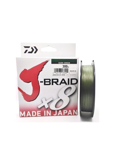 Daiwa 8x J-Braid 0,20mm 300mt ip