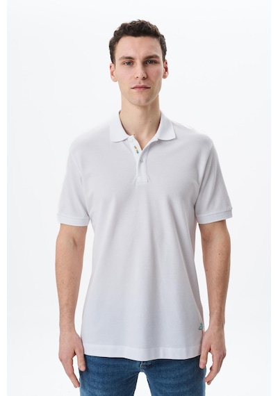 AR-MA Arma Erkek Regular Fit Basic % 100 Pamuk Pike Polo Yaka Tişört Y29374354802 Beyaz