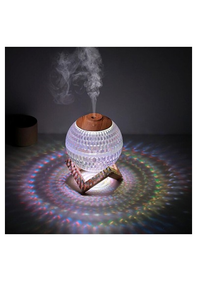 Kristal Küre Mini Usb Nemlendirici & Gece Lambası 7 Renk Led Aromaterapi Difüzörü