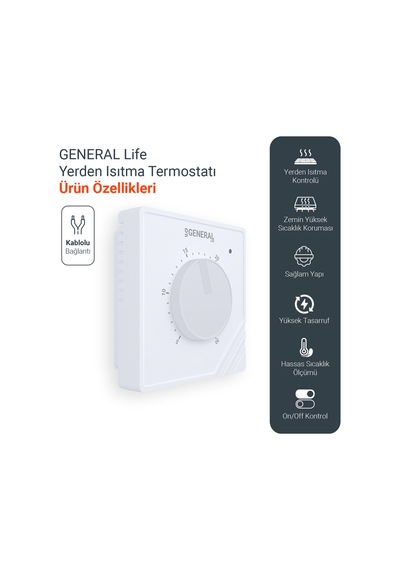 General Life Mitra FH10 Yerden Isıtma Termostatı
