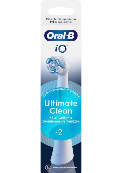 Oral-b İo Ultimate Clean Beyaz Diş Fırçası Yedek Başlığı 2 Adet