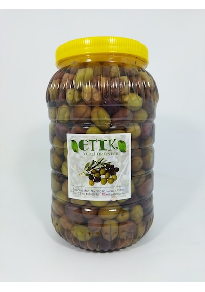 Etik Yerli Ürünler Manzalina Cinsi Dilme Tatlanmış Zeytin 3 KG