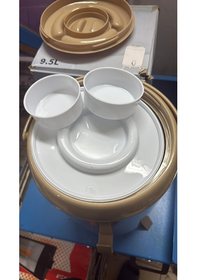 Khoshnaw 9,5lt Çelik Su Termosu Gri