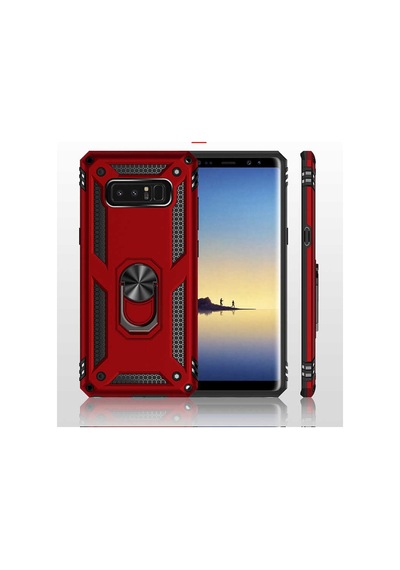 Galaxy Note 8 Kilif Zore Vega Yüzüklü Standli Zirh Kilif 556717743