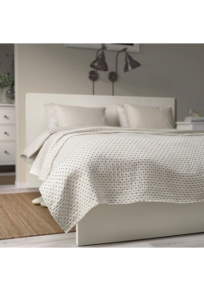 Ikea Jakobslılja Polar Koltuk Örtüsü Çift Kişilik 230 X 250 Cm Bej - Gri