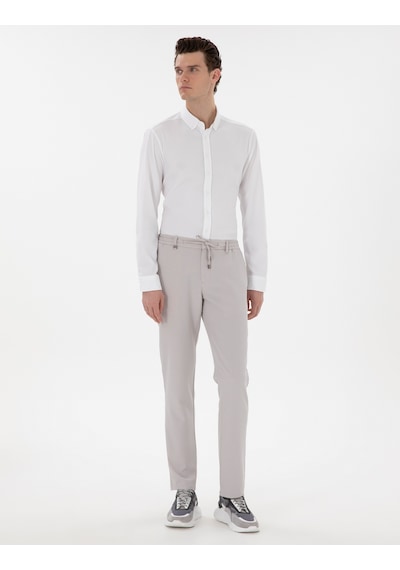 Pierre Cardin Erkek Beyaz Gömlek Desenli 50301583-vr013 Beyaz