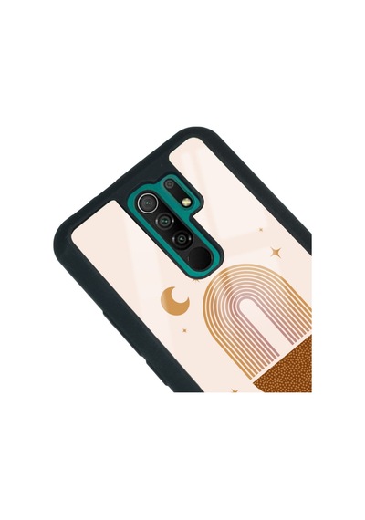 Xiaomi Redmi 9 Nude Art Night Tasarımlı Glossy Telefon Kılıfı Siyah