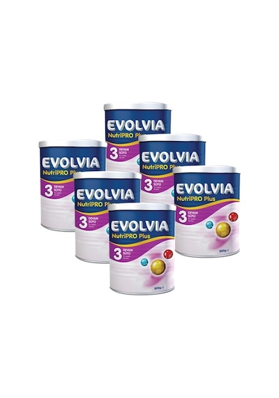 Evolvia Nutripro Plus 3 Devam Sütü 12+ Ay 6 X 800 G