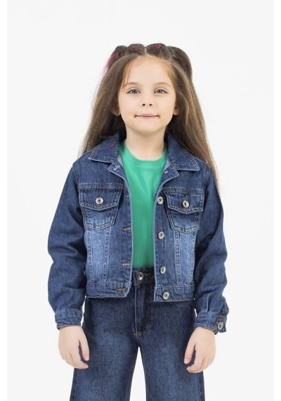 Dmb Kids Kız Kot Ceket 24ydmb0053 Siyah