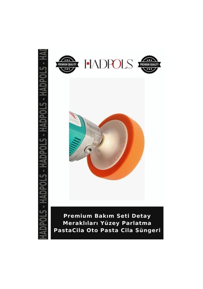 Premium Bakım Seti Detay Meraklıları Yüzey Parlatma Pastacila Oto Pasta Cila Süngeri